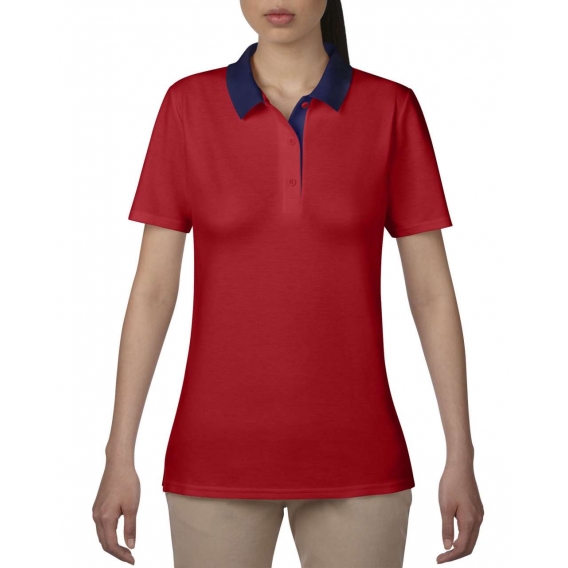 WOMEN’S DOUBLE PIQUÉ POLO