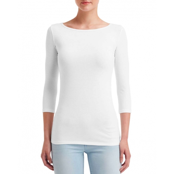 WOMEN'S STRETCH 3/4 SLEEVE TEE