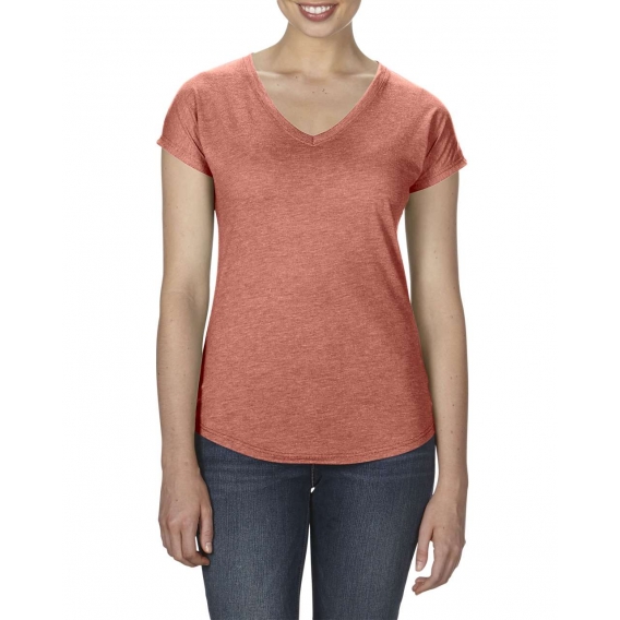 WOMEN'S TRI-BLEND V-NECK TEE