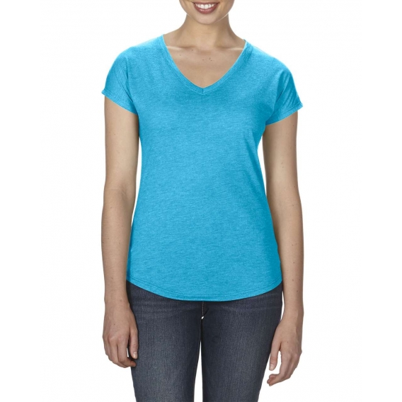 WOMEN'S TRI-BLEND V-NECK TEE