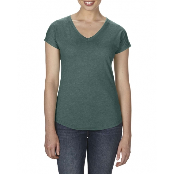 WOMEN'S TRI-BLEND V-NECK TEE