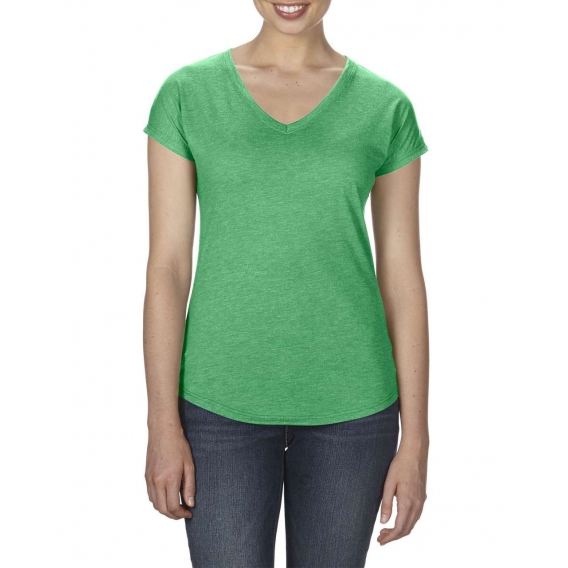 WOMEN'S TRI-BLEND V-NECK TEE