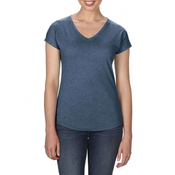 WOMEN'S TRI-BLEND V-NECK TEE