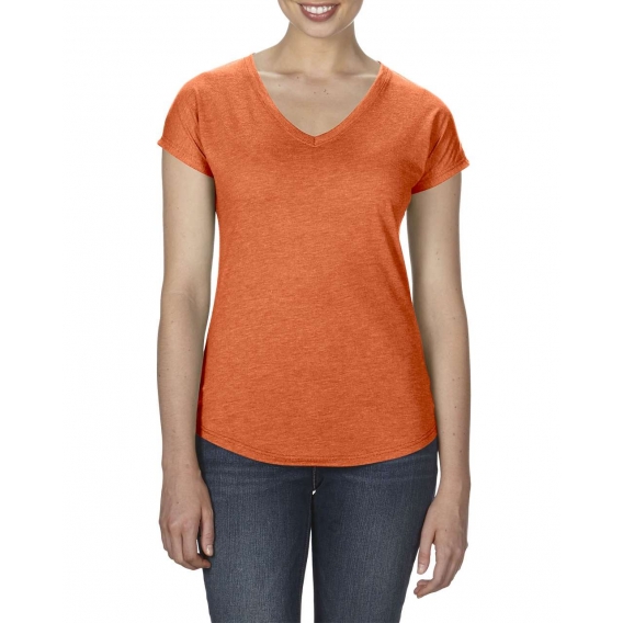 WOMEN'S TRI-BLEND V-NECK TEE