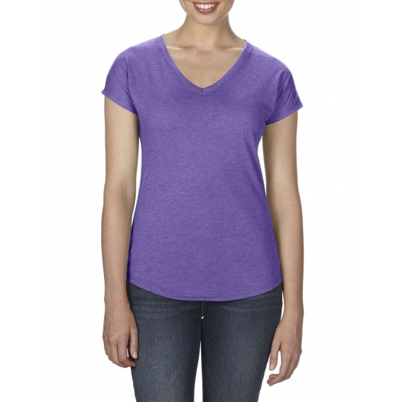 WOMEN'S TRI-BLEND V-NECK TEE