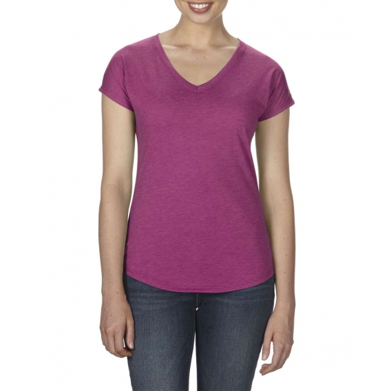 WOMEN'S TRI-BLEND V-NECK TEE