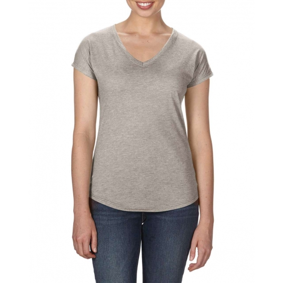 WOMEN'S TRI-BLEND V-NECK TEE