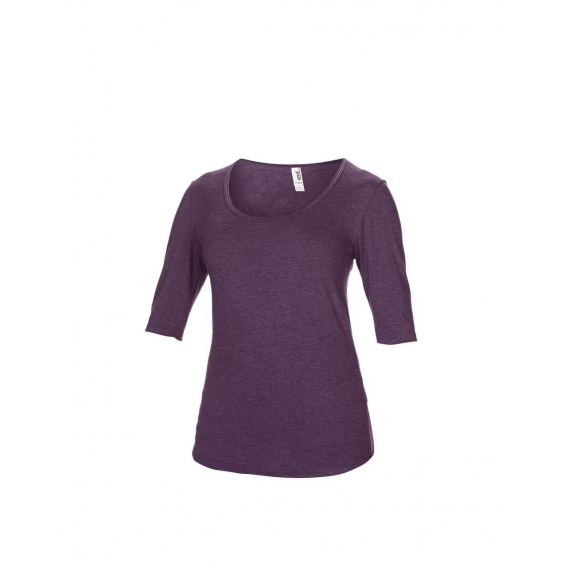 WOMEN’S TRI-BLEND DEEP SCOOP 1/2 SLEEVE TEE