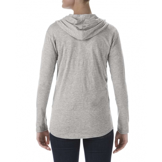 WOMEN'S TRI-BLEND FULL-ZIP HOODED JACKET