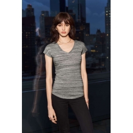 WOMEN'S TRI-BLEND V-NECK ID TEE