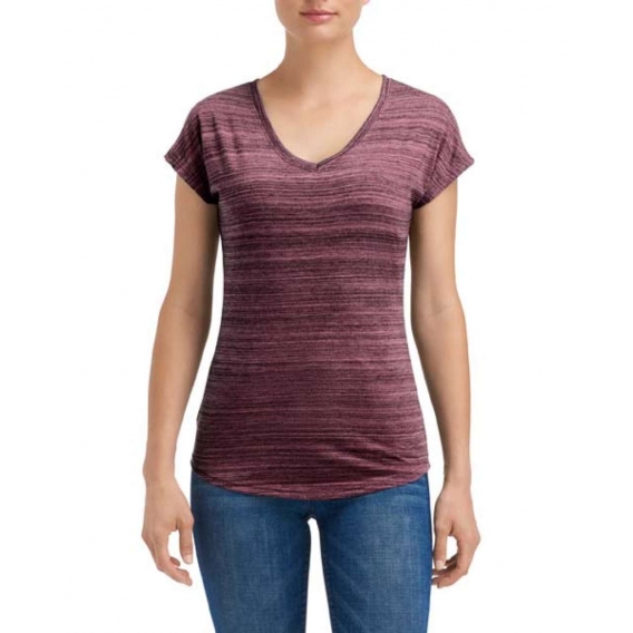 WOMEN'S TRI-BLEND V-NECK ID TEE