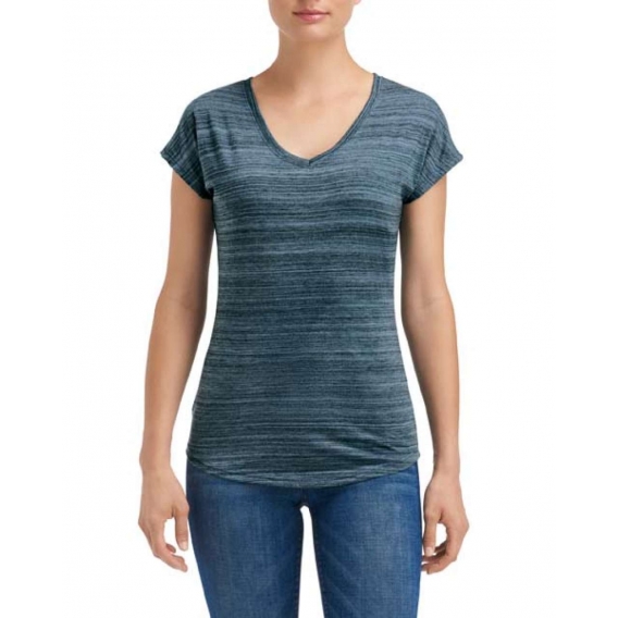 WOMEN'S TRI-BLEND V-NECK ID TEE