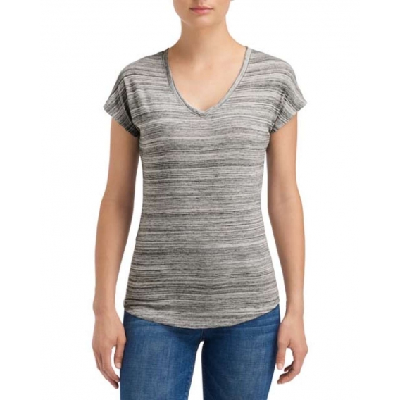 WOMEN'S TRI-BLEND V-NECK ID TEE