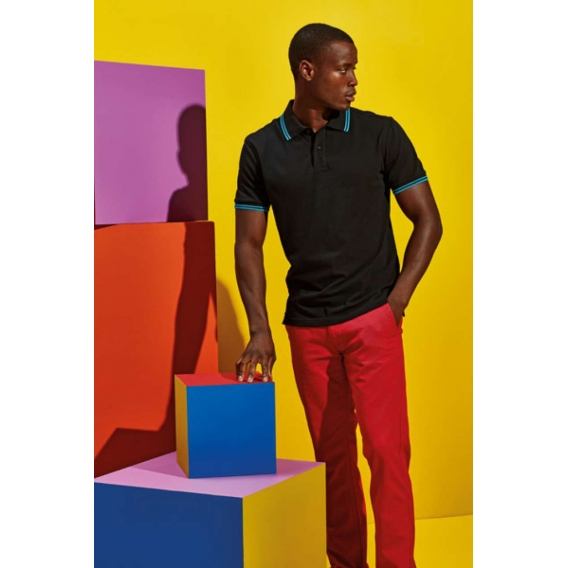 MEN'S CLASSIC FIT TIPPED POLO