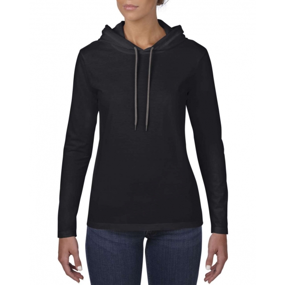 WOMEN’S LIGHTWEIGHT LONG SLEEVE HOODED TEE