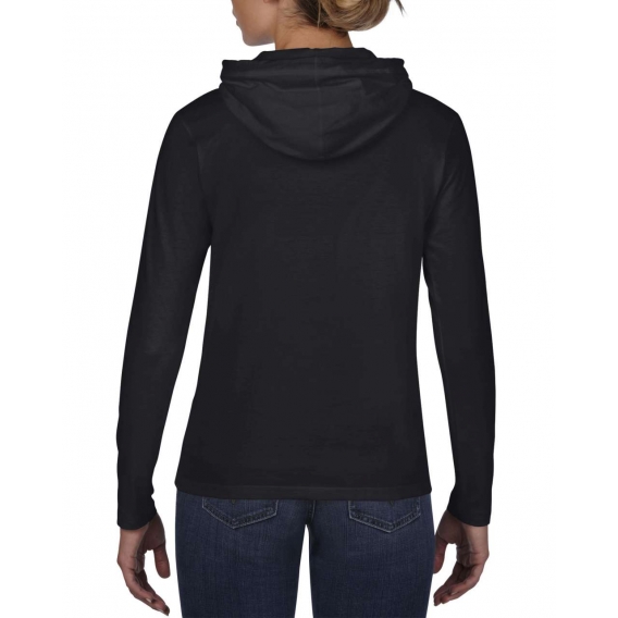 WOMEN’S LIGHTWEIGHT LONG SLEEVE HOODED TEE