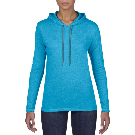 WOMEN’S LIGHTWEIGHT LONG SLEEVE HOODED TEE