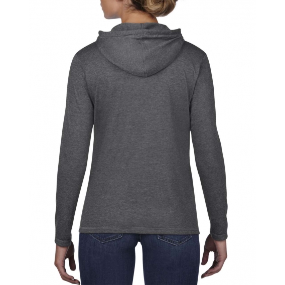WOMEN’S LIGHTWEIGHT LONG SLEEVE HOODED TEE