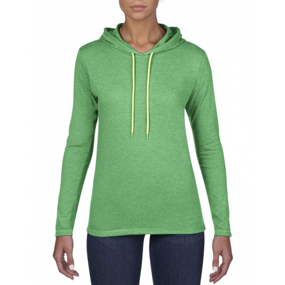 WOMEN’S LIGHTWEIGHT LONG SLEEVE HOODED TEE