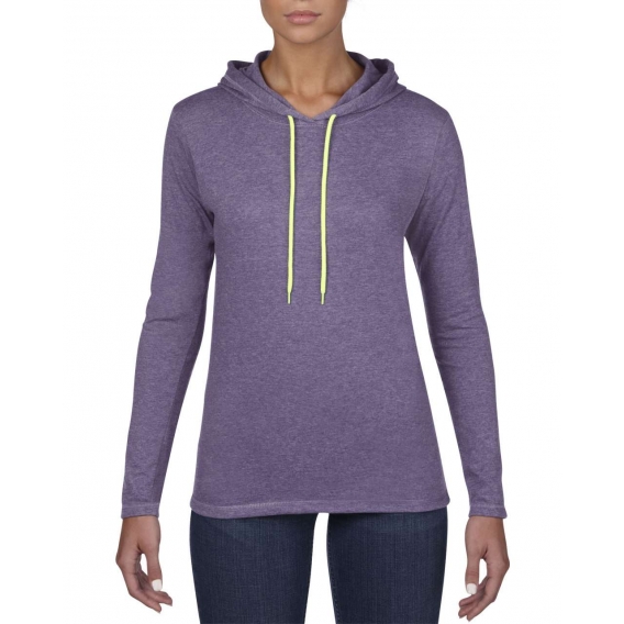 WOMEN’S LIGHTWEIGHT LONG SLEEVE HOODED TEE