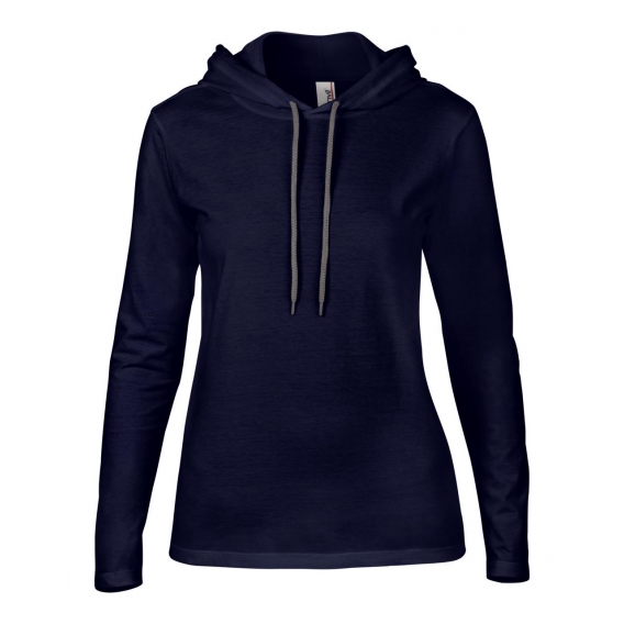 WOMEN’S LIGHTWEIGHT LONG SLEEVE HOODED TEE