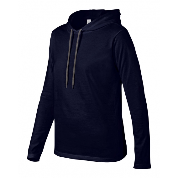 WOMEN’S LIGHTWEIGHT LONG SLEEVE HOODED TEE