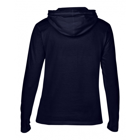 WOMEN’S LIGHTWEIGHT LONG SLEEVE HOODED TEE