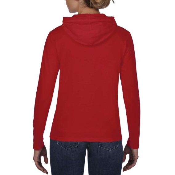 WOMEN’S LIGHTWEIGHT LONG SLEEVE HOODED TEE