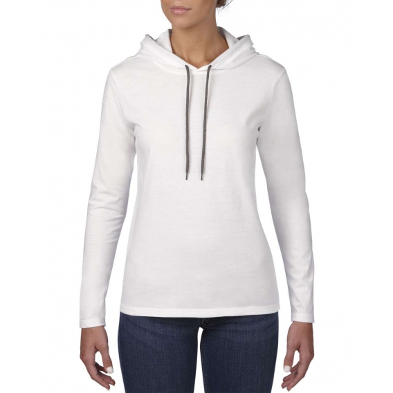 WOMEN’S LIGHTWEIGHT LONG SLEEVE HOODED TEE