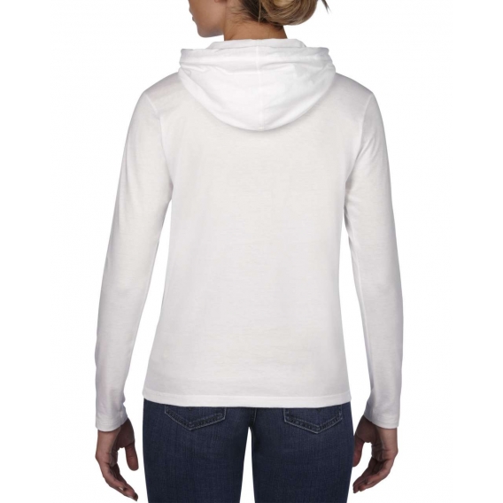 WOMEN’S LIGHTWEIGHT LONG SLEEVE HOODED TEE