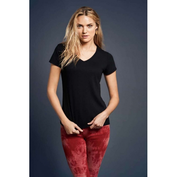 WOMEN'S LIGHTWEIGHT V-NECK TEE