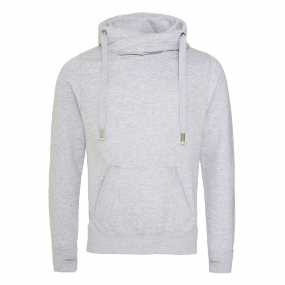 CROSS NECK HOODIE