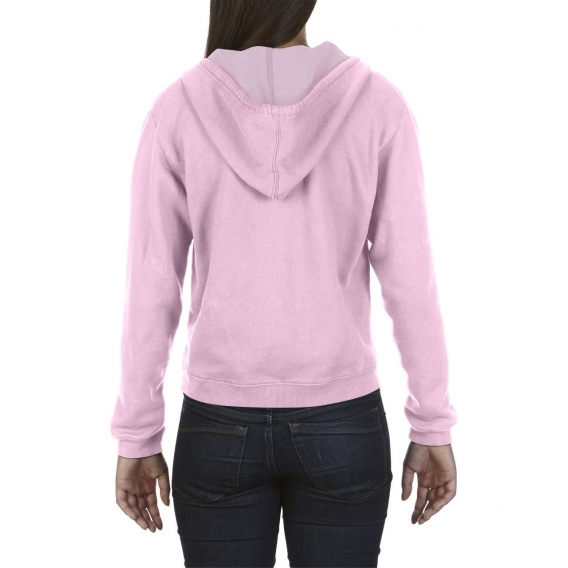 LADIES' FULL ZIP HOODED SWEATSHIRT