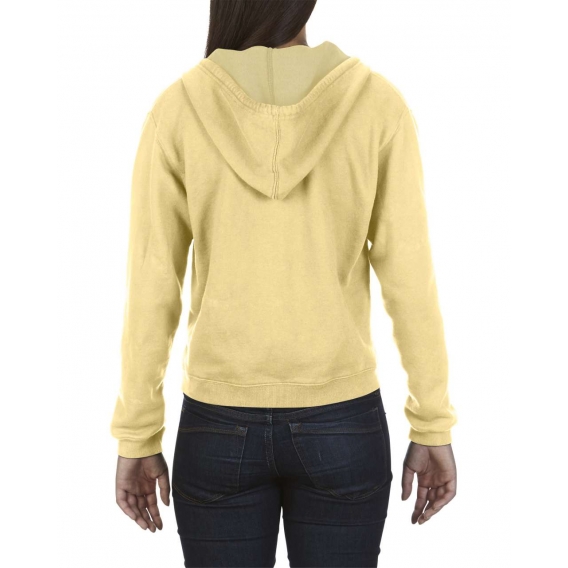LADIES' FULL ZIP HOODED SWEATSHIRT