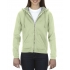LADIES' FULL ZIP HOODED SWEATSHIRT