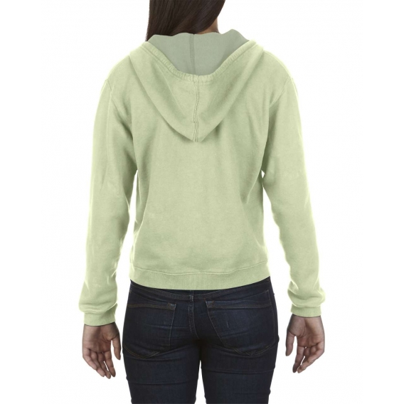 LADIES' FULL ZIP HOODED SWEATSHIRT