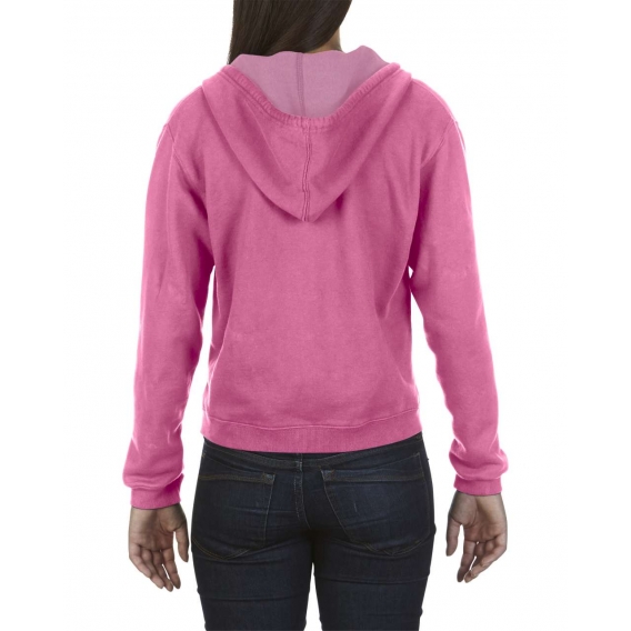 LADIES' FULL ZIP HOODED SWEATSHIRT