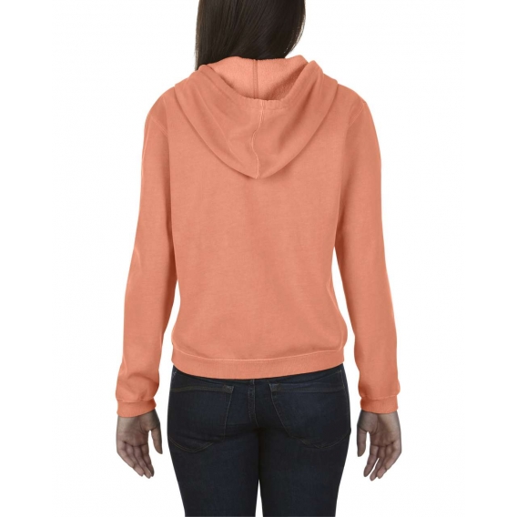 LADIES' FULL ZIP HOODED SWEATSHIRT