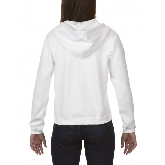 LADIES' FULL ZIP HOODED SWEATSHIRT