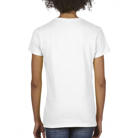 LADIES' MIDWEIGHT V-NECK TEE