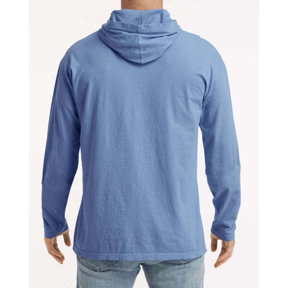 ADULT HEAVYWEIGHT LONG SLEEVE HOODED TEE