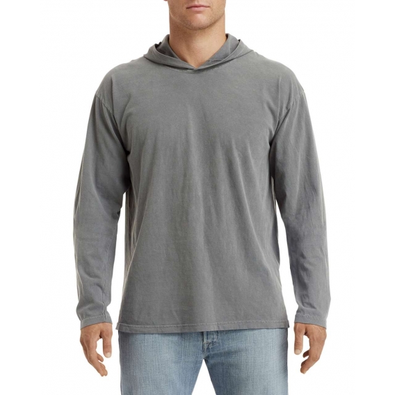 ADULT HEAVYWEIGHT LONG SLEEVE HOODED TEE