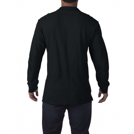 PREMIUM COTTON® ADULT LONG SLEEVE DOUBLE PIQUÉ POLO