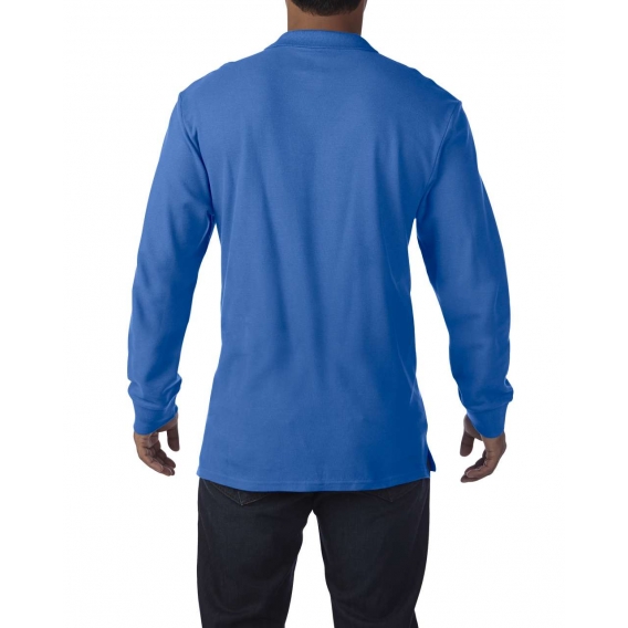 PREMIUM COTTON® ADULT LONG SLEEVE DOUBLE PIQUÉ POLO