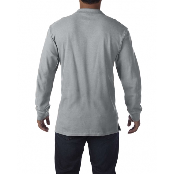 PREMIUM COTTON® ADULT LONG SLEEVE DOUBLE PIQUÉ POLO