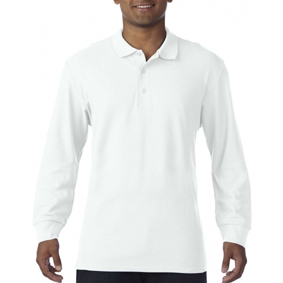 PREMIUM COTTON® ADULT LONG SLEEVE DOUBLE PIQUÉ POLO