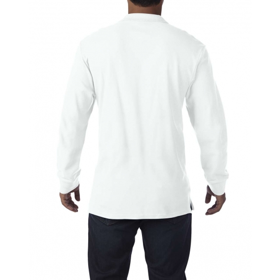 PREMIUM COTTON® ADULT LONG SLEEVE DOUBLE PIQUÉ POLO