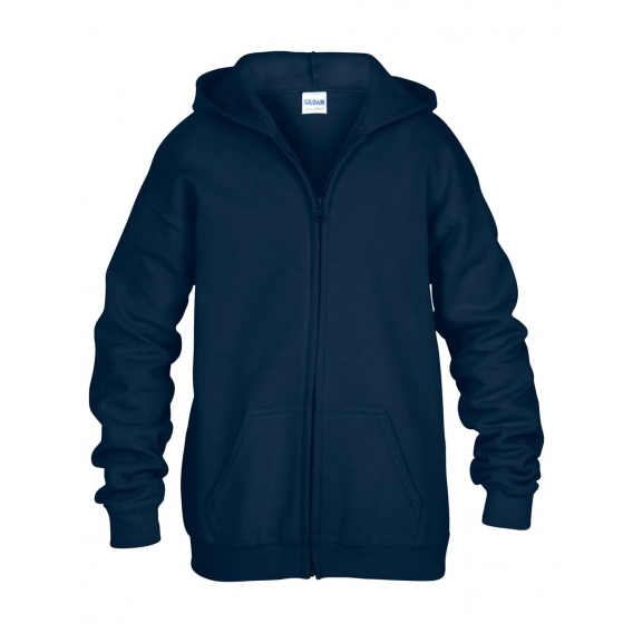HEAVY BLEND™ YOUTH FULL ZIP HOODED SWEATSHIRT