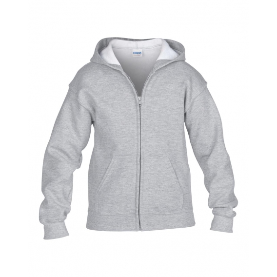 HEAVY BLEND™ YOUTH FULL ZIP HOODED SWEATSHIRT