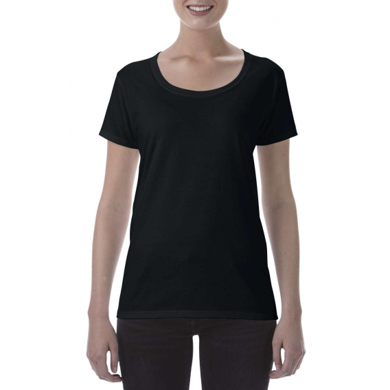 SOFTSTYLE® LADIES' DEEP SCOOP T-SHIRT